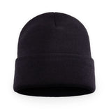 medium black Fur Pom Pom Cap