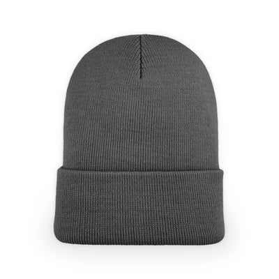 charcoal Fur Pom Pom Cap