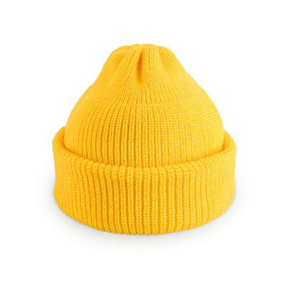yellow Fisherman Beanie
