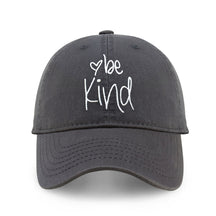 charcoal Be Kind Baseball Cap