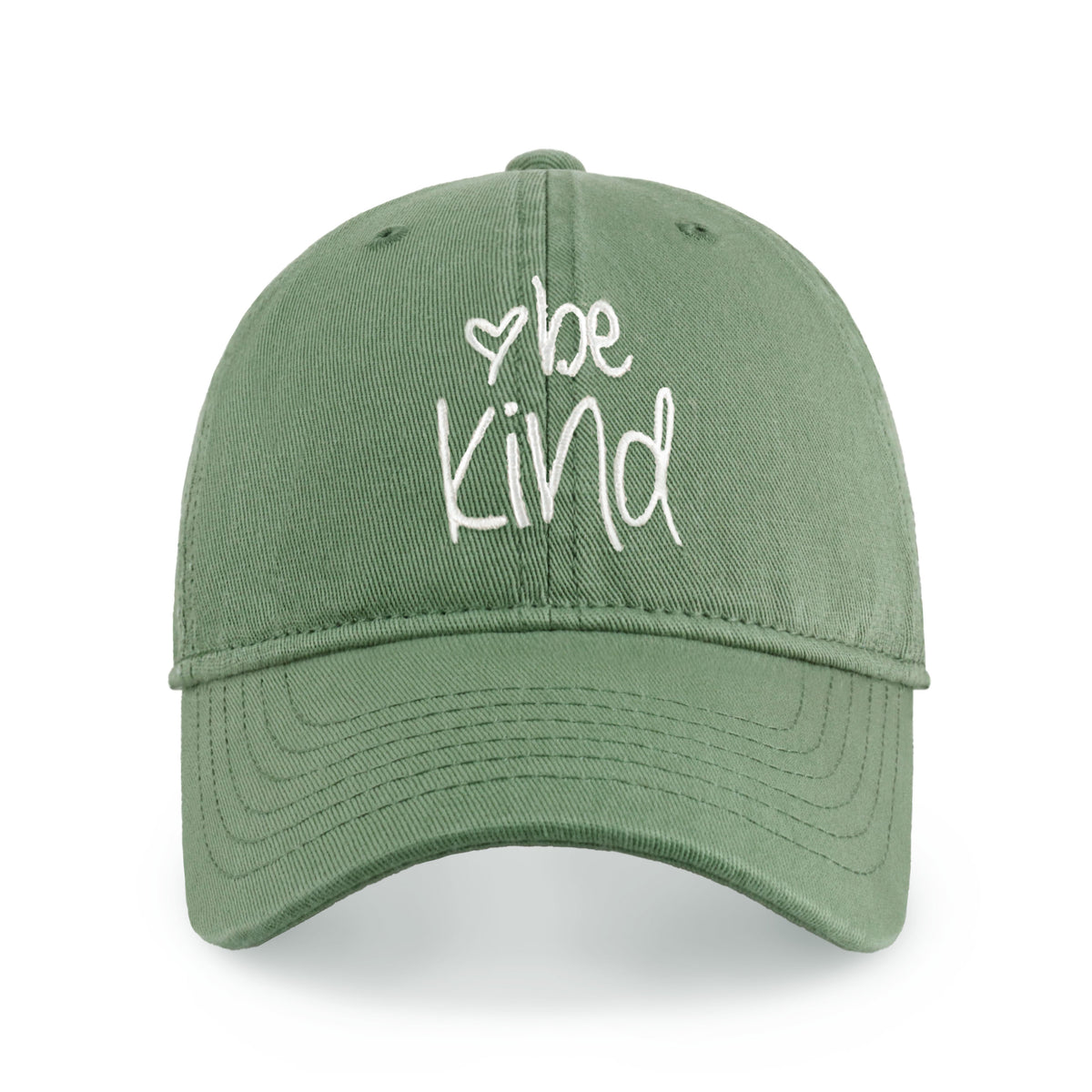 green dusty rose Be Kind Baseball Cap