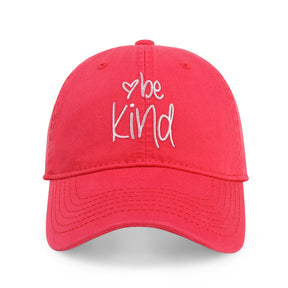 dusty rose Be Kind Baseball Cap