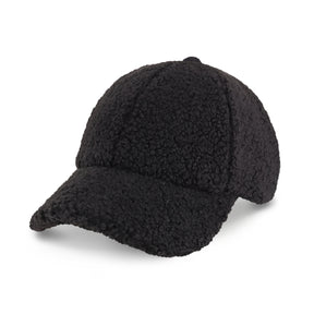 Black Sherpa Baseball Cap