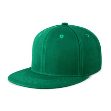 Kelly Green Plain Solid Snapback Hat