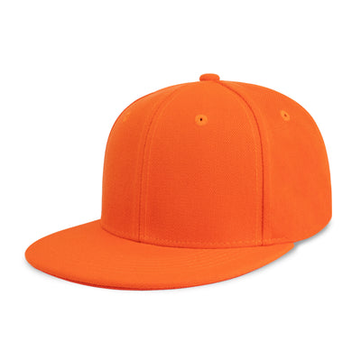 Classic Flat Bill Snapback – Polyester Adjustable Fit & Breathable