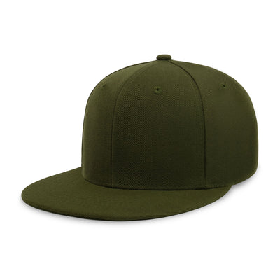 Classic Flat Bill Snapback – Polyester Adjustable Fit & Breathable