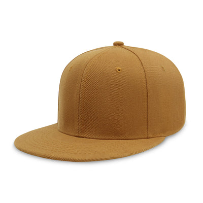 Classic Flat Bill Snapback – Polyester Adjustable Fit & Breathable