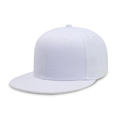 Classic Flat Bill Snapback – Polyester Adjustable Fit & Breathable