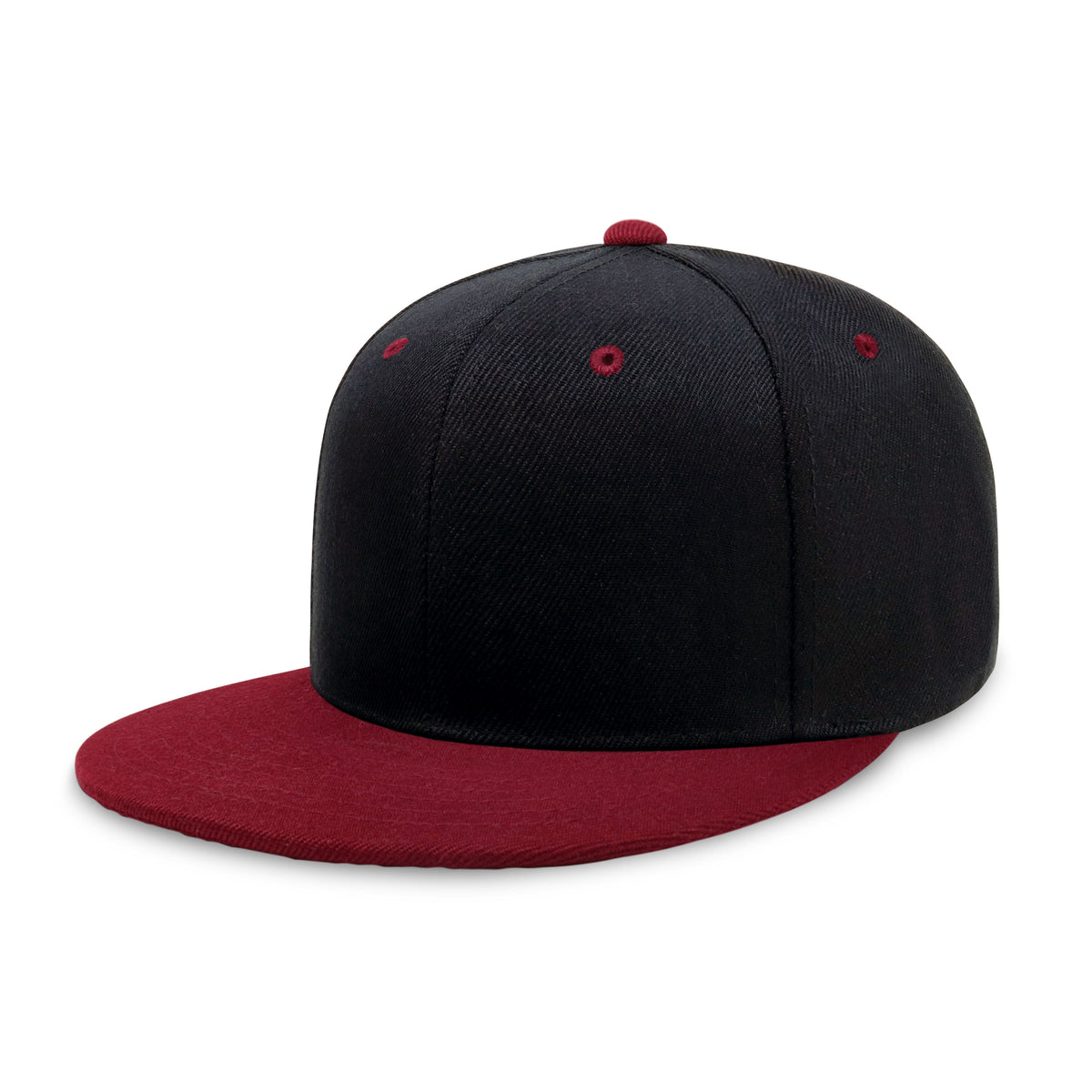 1 Pack  Two-Tone Edge Snapback - Black/Hunter Green