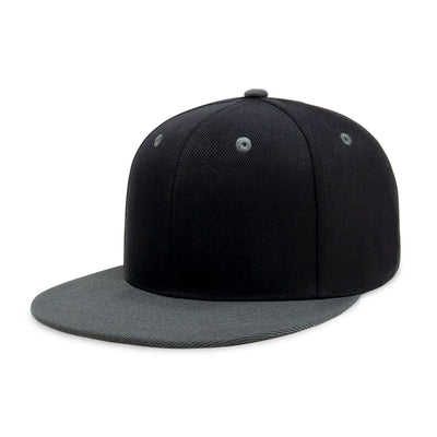 Two-Tone Edge Snapback – Acrylic Adjustable Fit & Breathable