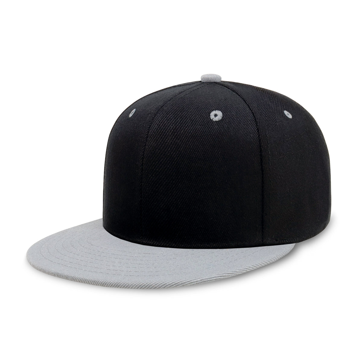 1 Pack  Two-Tone Edge Snapback - Black/Hunter Green