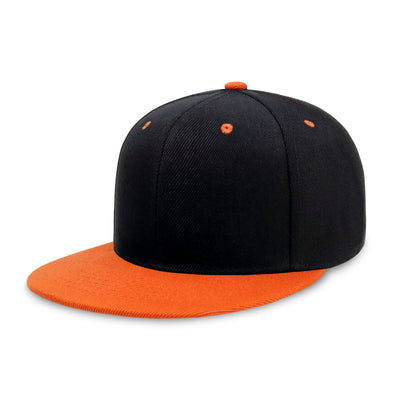 Two-Tone Edge Snapback – Acrylic Adjustable Fit & Breathable