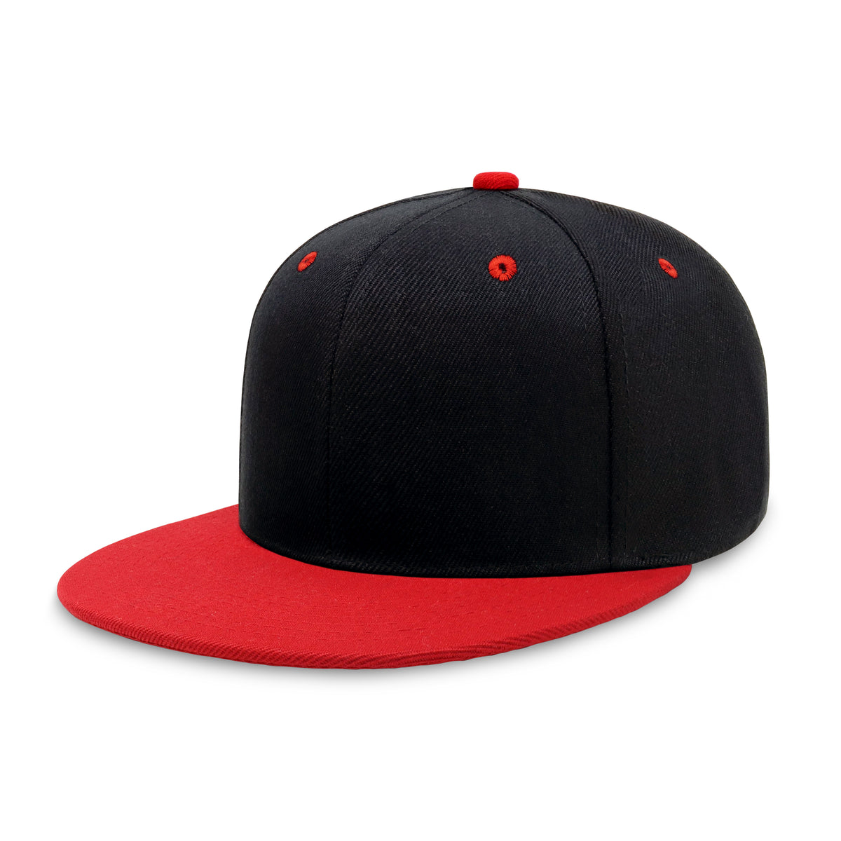 1 Pack  Two-Tone Edge Snapback - Black/Hunter Green
