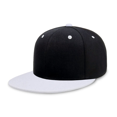 Two-Tone Edge Snapback – Acrylic Adjustable Fit & Breathable