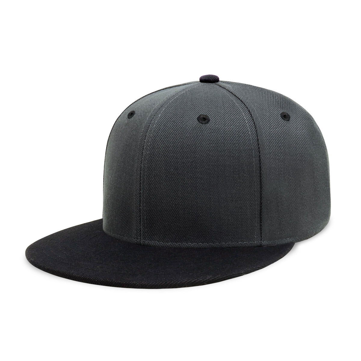 1 Pack  Two-Tone Edge Snapback - Black/Hunter Green