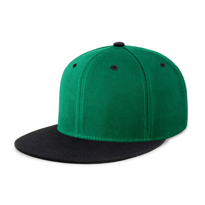 Two-Tone Edge Snapback – Acrylic Adjustable Fit & Breathable