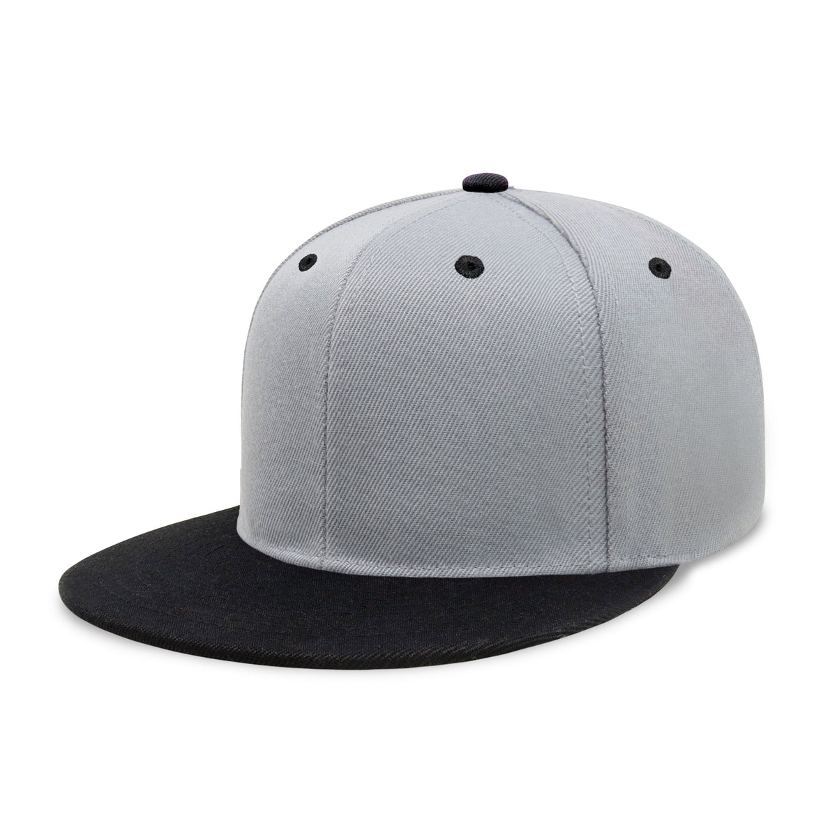 1 Pack  Two-Tone Edge Snapback - Black/Hunter Green