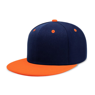 Two-Tone Edge Snapback – Acrylic Adjustable Fit & Breathable
