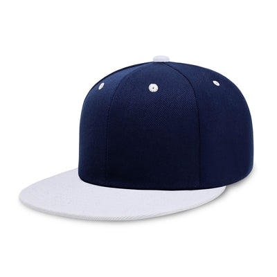 Two-Tone Edge Snapback – Acrylic Adjustable Fit & Breathable