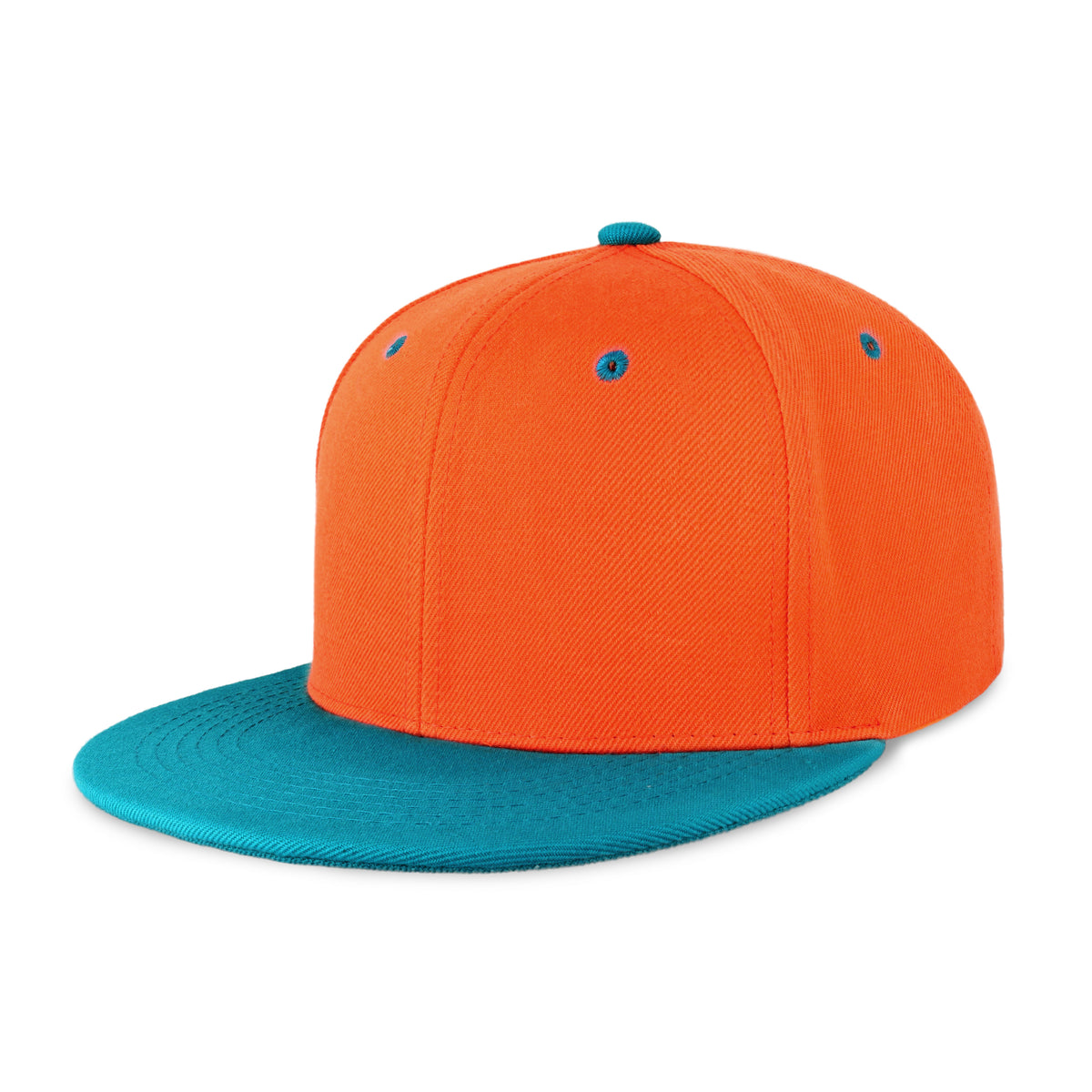 1 Pack  Two-Tone Edge Snapback - Black/Hunter Green