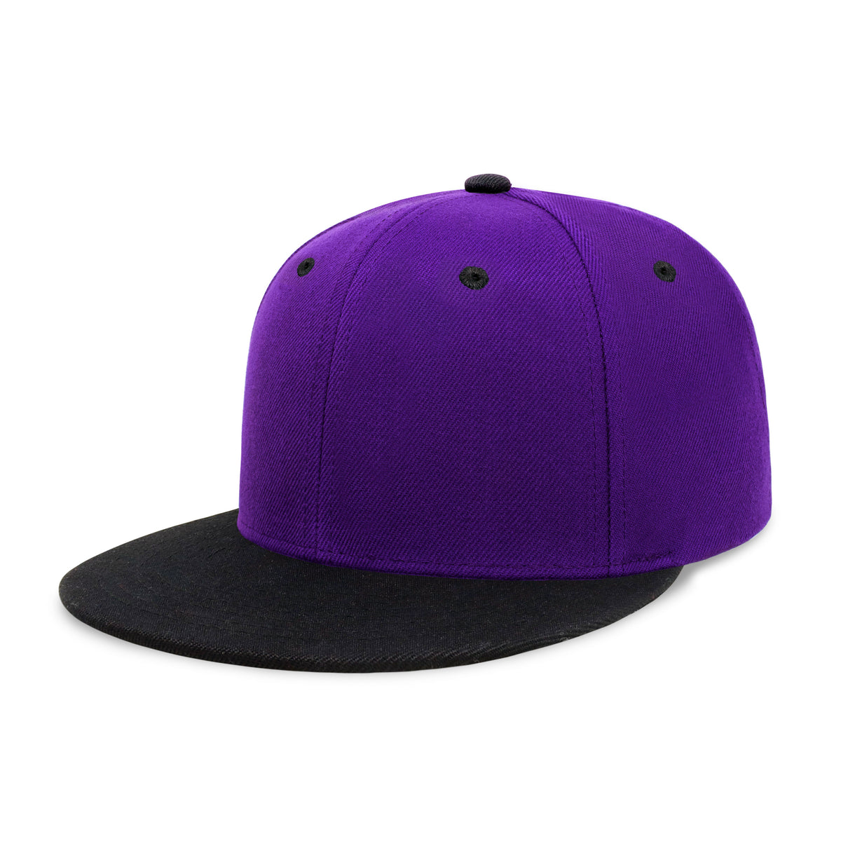 1 Pack  Two-Tone Edge Snapback - Black/Hunter Green