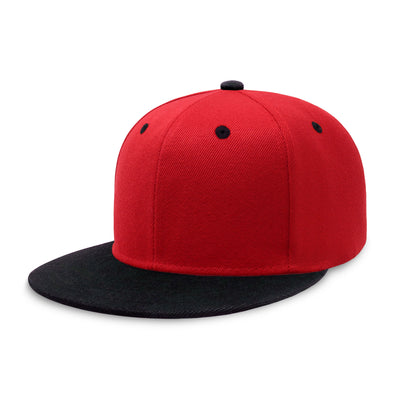 Two-Tone Edge Snapback – Acrylic Adjustable Fit & Breathable