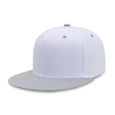Two-Tone Edge Snapback – Acrylic Adjustable Fit & Breathable