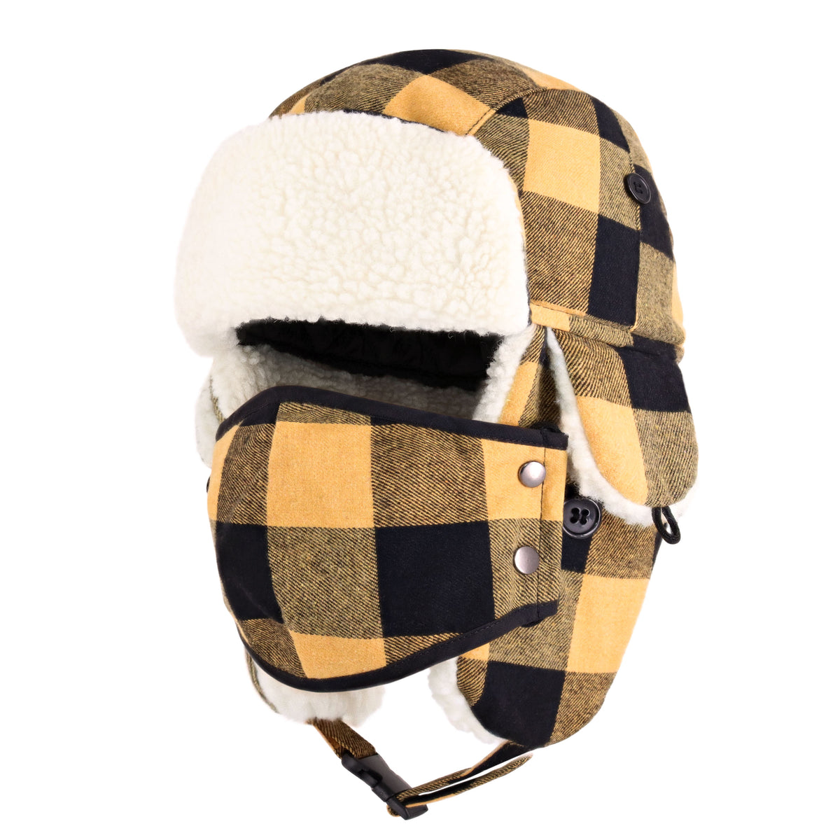 Gold Plaid Trapper