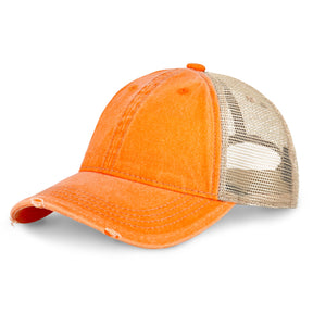 camel Vintage Trucker Hat