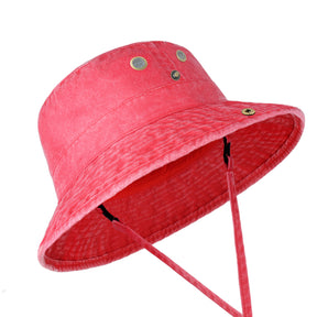 Wide Brim Bucket Hat