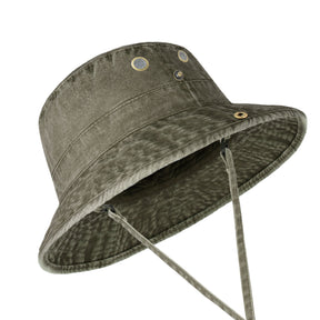 Wide Brim Bucket Hat