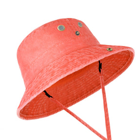 Wide Brim Bucket Hat