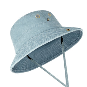 Wide Brim Bucket Hat