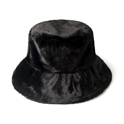 Fluffy Faux Fur Bucket Hat for Winter – Warm Unisex Cozy Hat