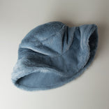 Fluffy Faux Fur Bucket Hat for Winter – Warm Unisex Cozy Hat