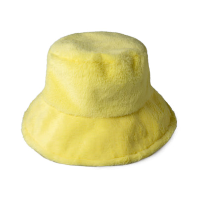 Fluffy Faux Fur Bucket Hat for Winter – Warm Unisex Cozy Hat