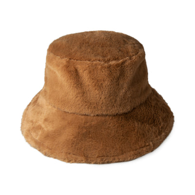 Fluffy Faux Fur Bucket Hat for Winter – Warm Unisex Cozy Hat