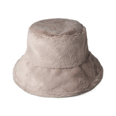Fluffy Faux Fur Bucket Hat for Winter – Warm Unisex Cozy Hat