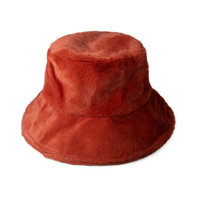 Fluffy Faux Fur Bucket Hat for Winter – Warm Unisex Cozy Hat