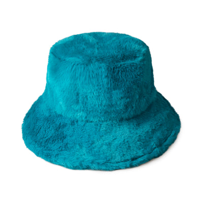 Fluffy Faux Fur Bucket Hat for Winter – Warm Unisex Cozy Hat