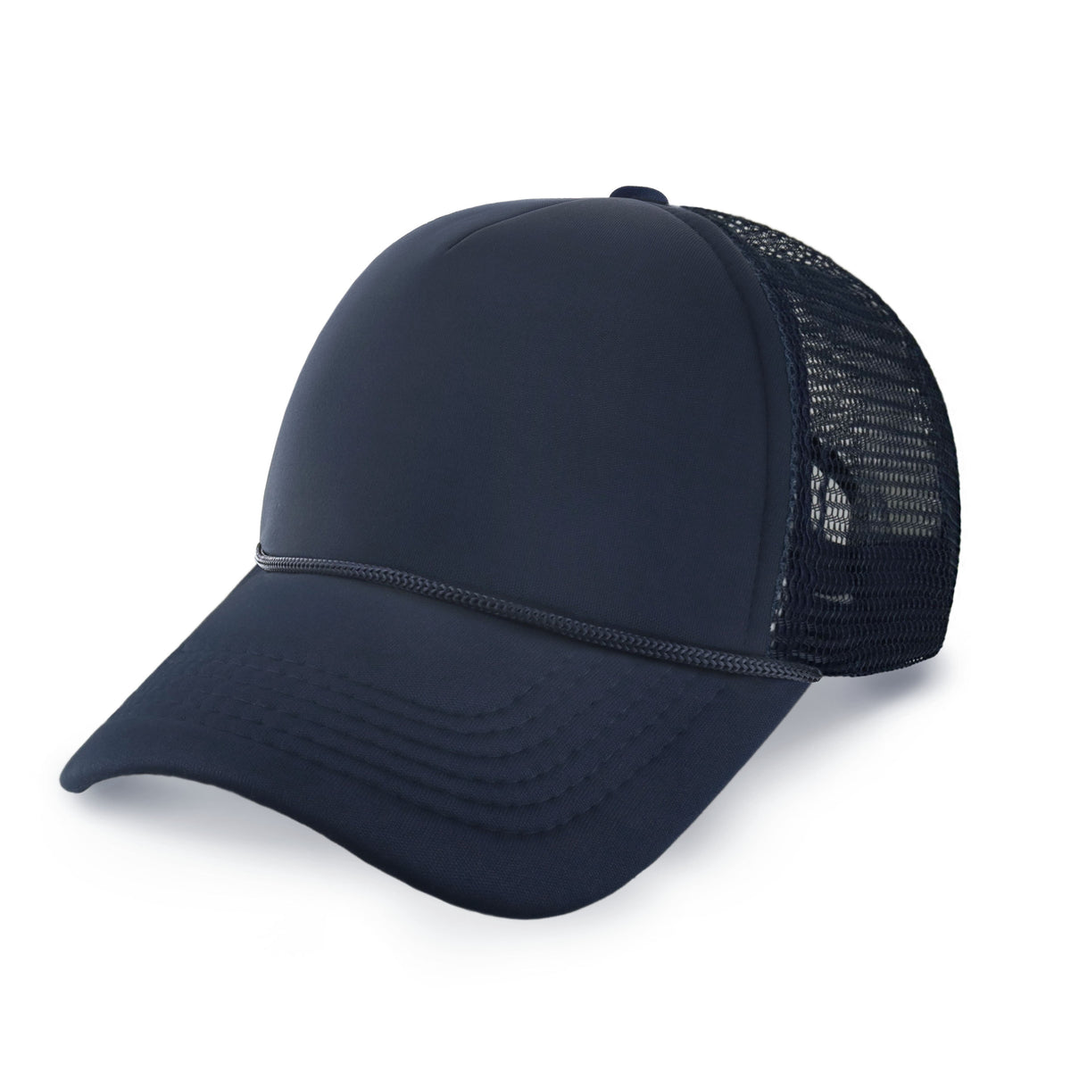 Classic Foam Trucker Cap – Adjustable Mesh Trucker Hat