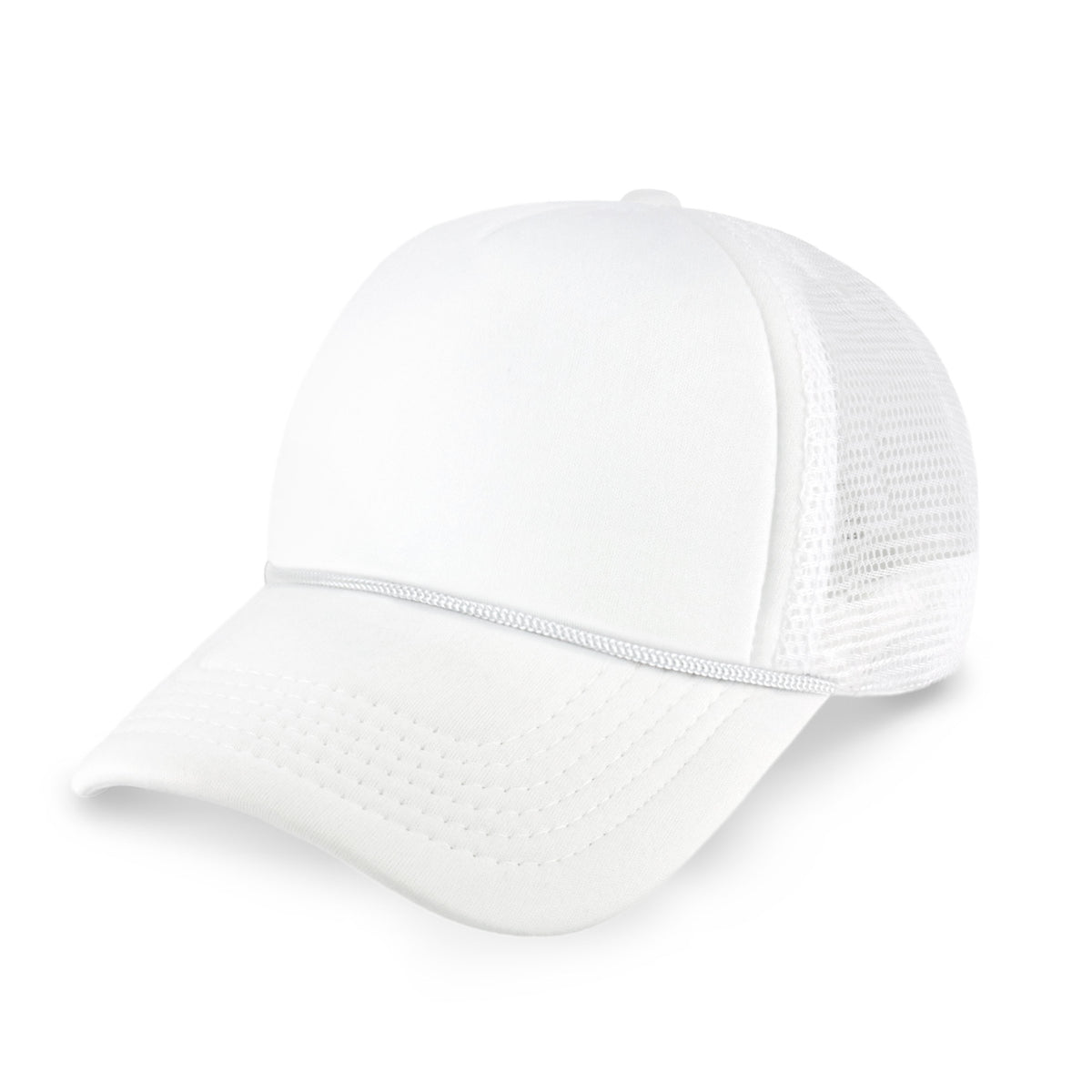 Classic Foam Trucker Cap – Adjustable Mesh Trucker Hat