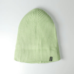 Ribbed lime cream Fisherman Beanie