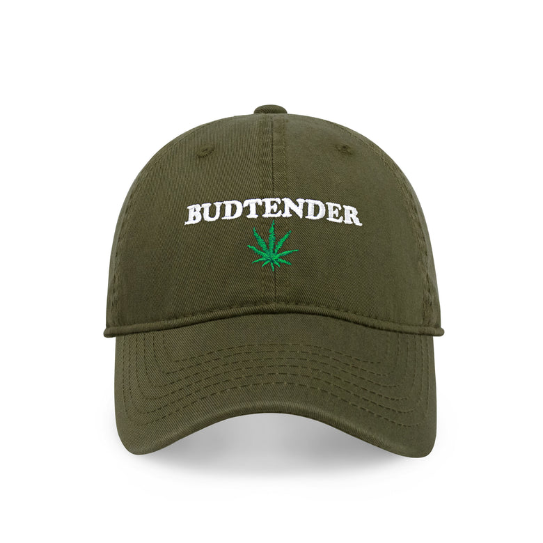 Budtender Embroidered Dad Hat – Adjustable Cotton Baseball Cap