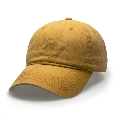 Classic Pigment Dyed Baseball Cap – Washed Cotton Baseball Cap Dad Hat