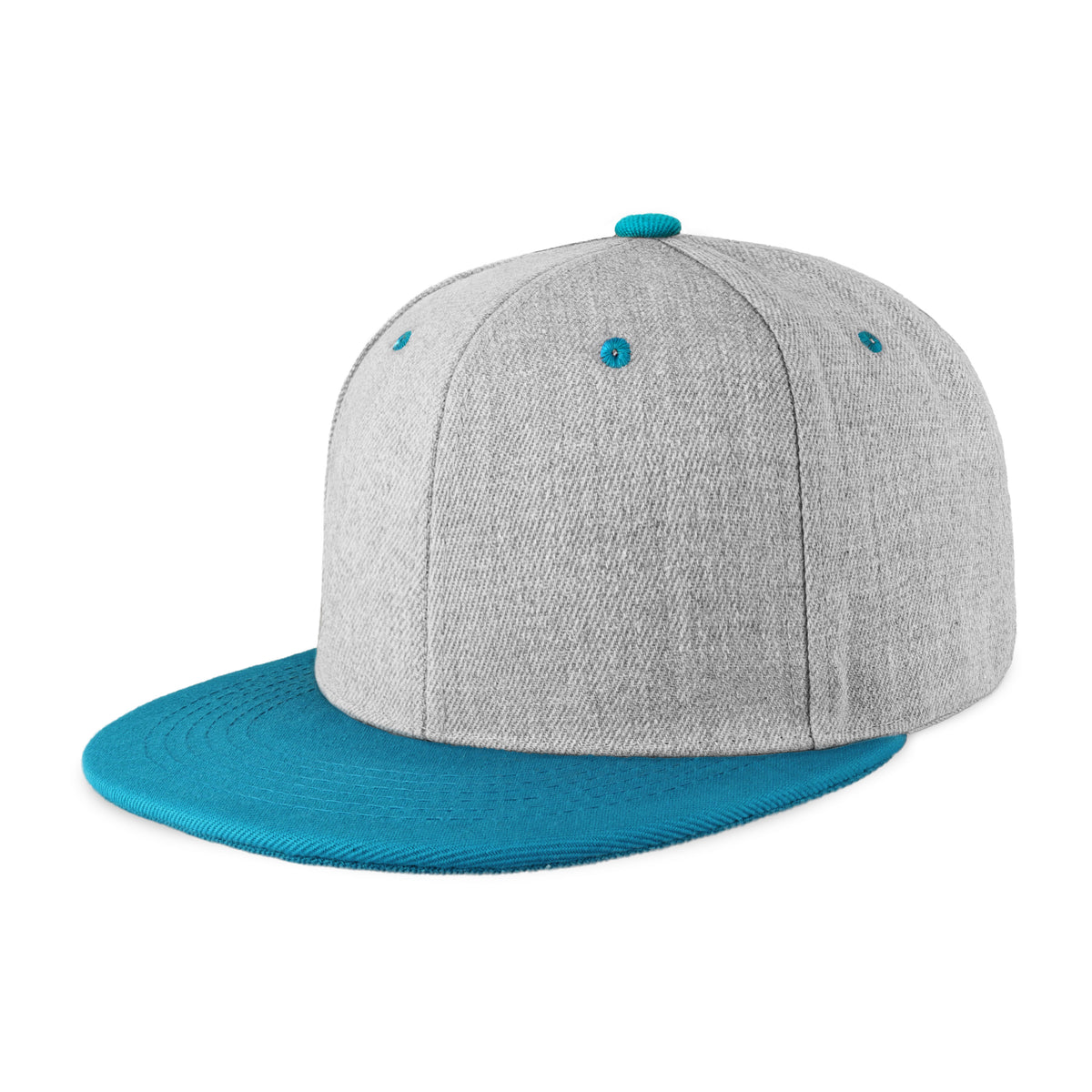 1 Pack  Two-Tone Edge Snapback - Black/Hunter Green