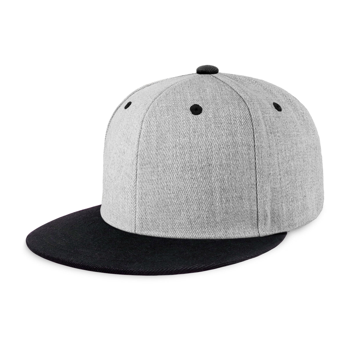 1 Pack  Two-Tone Edge Snapback - Black/Hunter Green