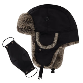 Winter Trapper Hat with Mask