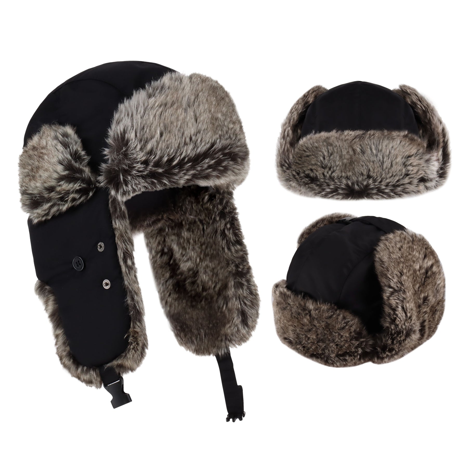 Winter Trapper Hat with Mask