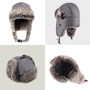 Winter Trapper Hat with Mask